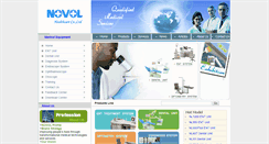 Desktop Screenshot of novolhealthcare.com