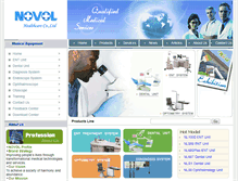 Tablet Screenshot of novolhealthcare.com